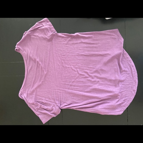 Aeropostale Soft Purple Top with Collar Cut Outs - Picture 4 of 4